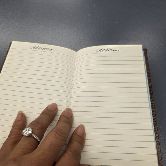 Travel Diary C.R. Gibson Brown Tan Vintage *RARE* Made In The USA - Picture 6 of 12